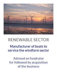 Windmills in the ocean. Renewable sector.